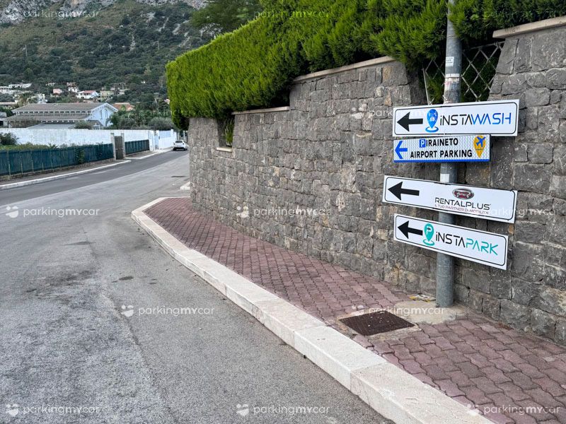 Instapark - Aeroporto Palermo Via di accesso Instapark - Aeroporto Palermo