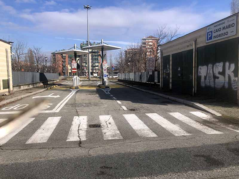 Parcheggio Caio Mario - Torino città Ingresso Parcheggio Caio Mario - Torino città
