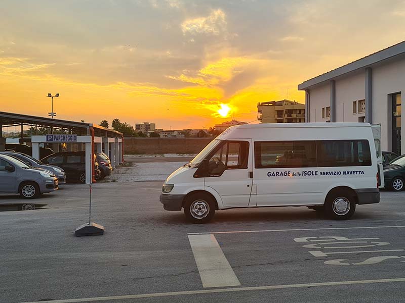 Garage delle Isole - Porto Milazzo Navetta gratuita Garage delle Isole - Porto Milazzo